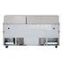 Turbo Air TST-72SD-30-N Rear Mount Super Deluxe Sandwich/Salad Mega Top Unit with Three Sections 23 cu. ft