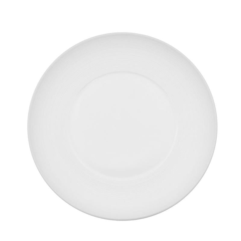 CAC Chinaware Transitions Wide Rim Plate 12 1/2"