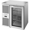 True TBR32-RISZ1-L-S-G-1 Reach-In Single Zone Refrigerator with Left Side Refrigeration System. Stainless Exterior and Glass Swing Doors