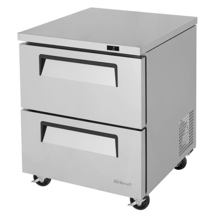 Turbo Air TUF-28SD-D2-N Super Deluxe Undercounter Freezer One Section, 6.8 cu.ft.