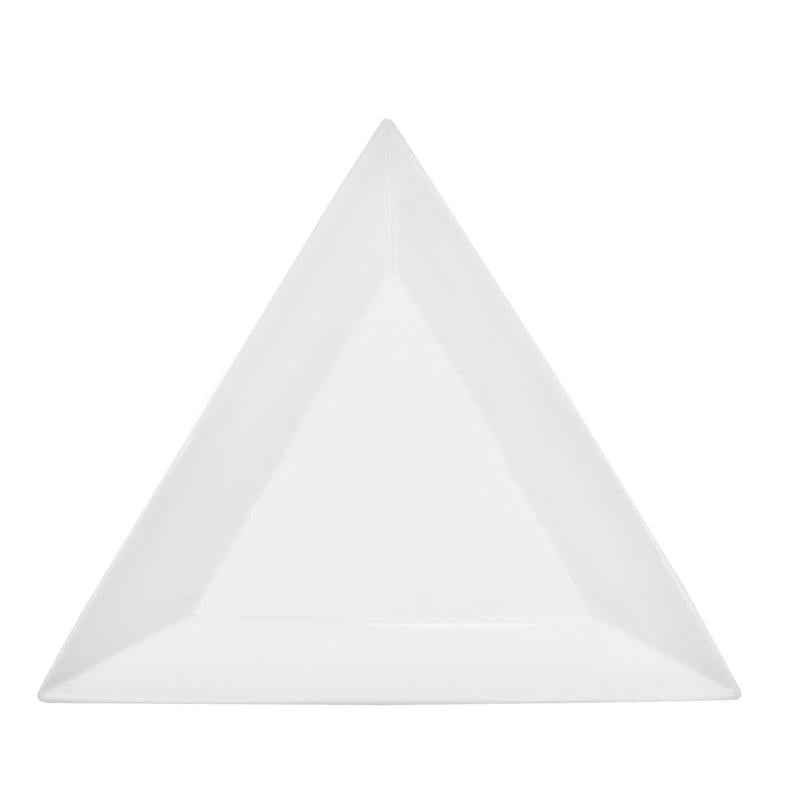 CAC Chinaware Triumph Triangular Plate 12"