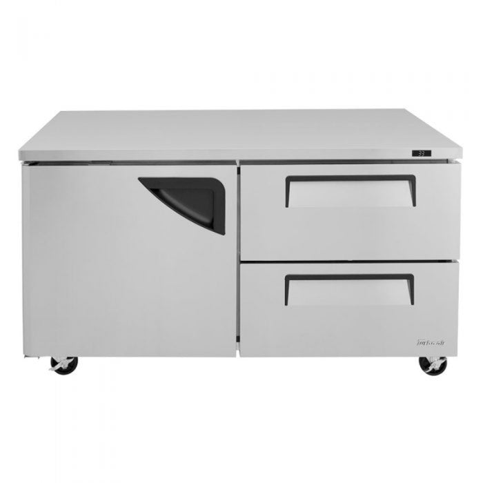 Turbo Air TUR-60SD-D2-N Super Deluxe Series Undercounter Refrigerator, 17 cu. ft.