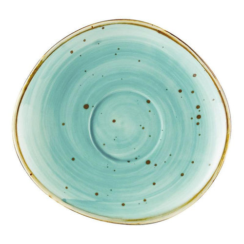 CAC Chinaware Tucson Saucer Turquoise 6 1/4" For TUS-1-TQS