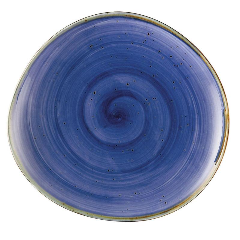 CAC Chinaware Tucson Plate Starry Night Blue 12 1/4"