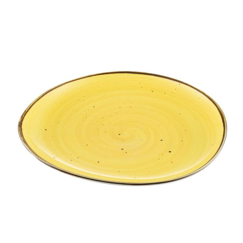 CAC Chinaware Tucson Plate Sunflower 12 1/4"