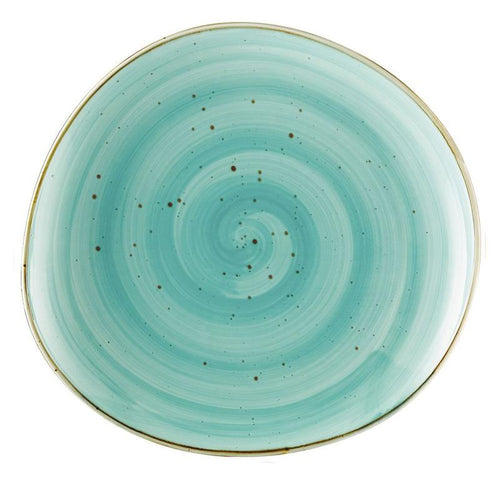 CAC Chinaware Tucson Plate Turquoise 12 1/4"