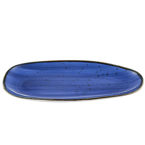 CAC Chinaware Tucson Platter Starry Night Blue 13"