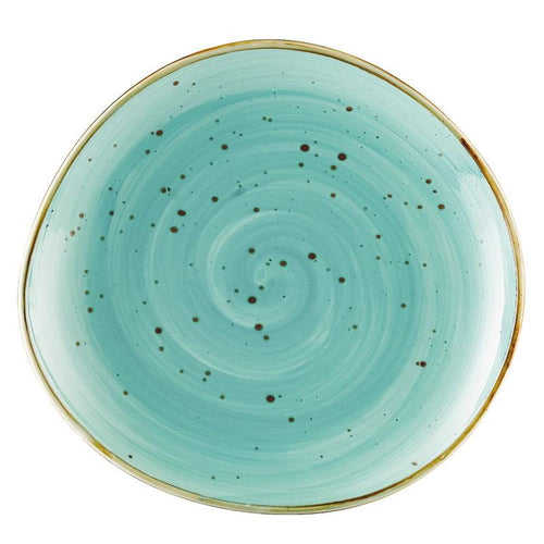 CAC Chinaware Tucson Plate Turquoise 8 1/4"