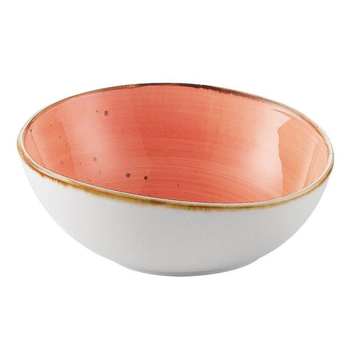 CAC Chinaware Tucson Soup/Salad Bowl Coral 13oz 6"