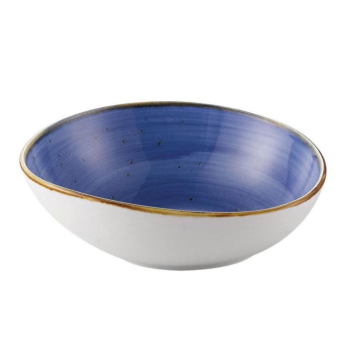 CAC Chinaware Tucson Soup/Salad Bowl Starry Night Blue 20oz 7 1/2"