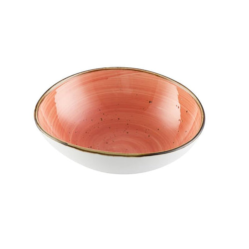 CAC Chinaware Tucson Soup/Salad Bowl Coral 20oz 7 1/2"