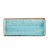 CAC Chinaware Tucson Rect. Platter Turquoise 12