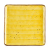 CAC Chinaware Tucson Square Plate Sunflower 10"