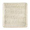 CAC Chinaware Tucson Square Plate Desert Beige 12"