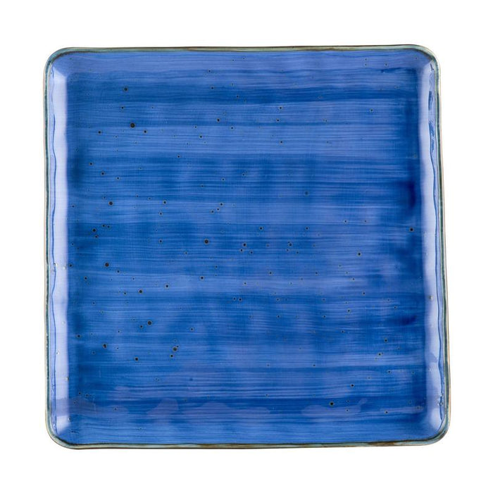 CAC Chinaware Tucson Square Plate Starry Night Blue 12"