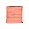 CAC Chinaware Tucson Square Plate Coral 6"