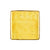CAC Chinaware Tucson Square Plate Sunflower 8 1/4