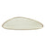 CAC Chinaware Tucson Triangular Plate Desert Beige 13 1/8