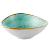CAC Chinaware Tucson Triangular Bowl Turquoise 6oz 4 3/4"