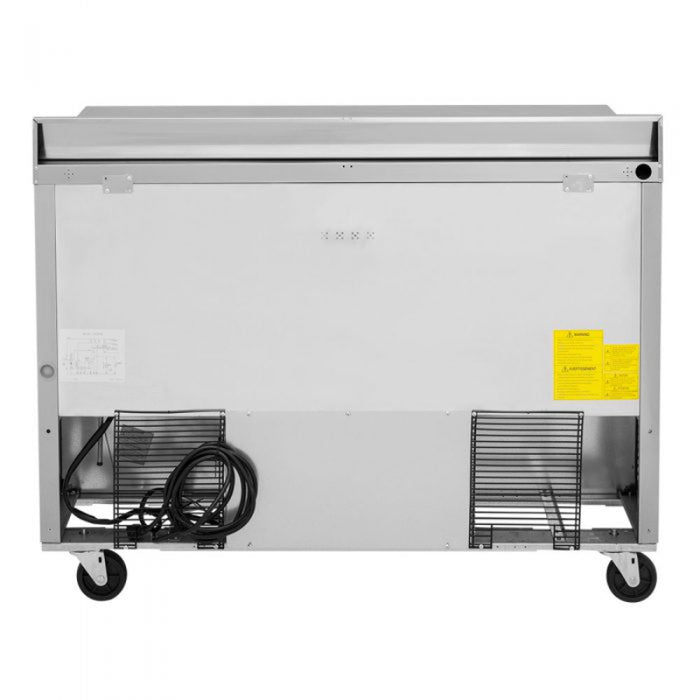 Turbo Air Super Deluxe Worktop Refrigerator TWR-48SD-N, Two-section