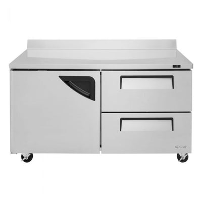 Turbo Air Super Deluxe worktop refrigerator-drawer TWR-60SD-D2-N, Two-section