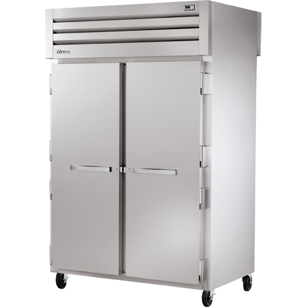 True STR2RPT-2S-2S-HC Pass-Thru Solid Front/Rear Swing Doors Refrigerator