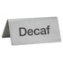 SGN-SERIES, Tent Sign, Stainless Steel by Winco - Available in Different Models
