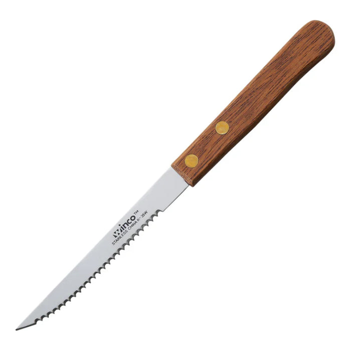 Flatware Wooden Handle Steak Knives by Winco