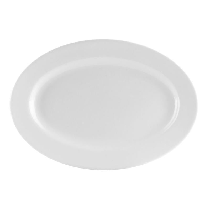 CAC Chinaware Universal Oval Platter 13"