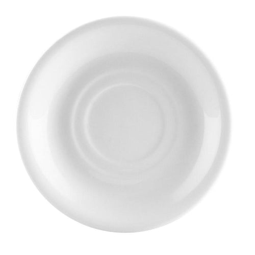 CAC Chinaware Universal Saucer For UVS-1, etc. 6"