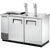 True TDD-2CT-S-HC Solid Swing Door Stainless Steel Club Top Direct Draw Beer Dispenser with Hydrocarbon Refrigerant