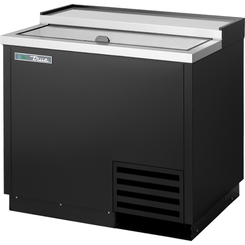 True T-36-GC-HC Solid Slide Lid Glass and Plate Chiller/Froster with Hydrocarbon Refrigerant