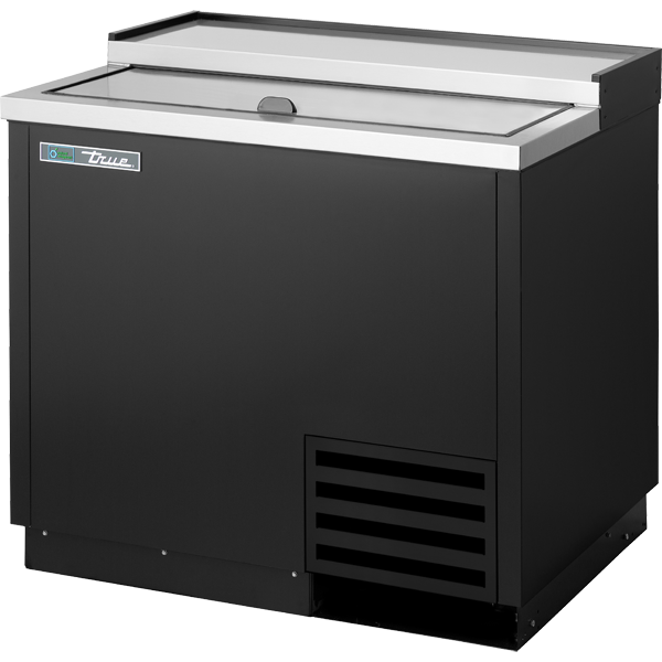 True T-36-GC-HC Solid Slide Lid Glass and Plate Chiller/Froster with Hydrocarbon Refrigerant