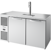 True TDR60-RISZ1-L-S-SS-1 Reach-In Single Zone Refrigerator with Left Side Refrigeration System. Stainless Exterior and Solid Swing Doors
