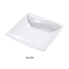 Yanco SW-308 Sea Wave 8″ Soup Plate, Square, 15-oz Capacity, China, Bone White (2Dz)
