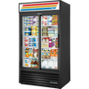 True GDM-37-HC-LD Slide Door Refrigerator with Hydro Carbon Refrigerant
