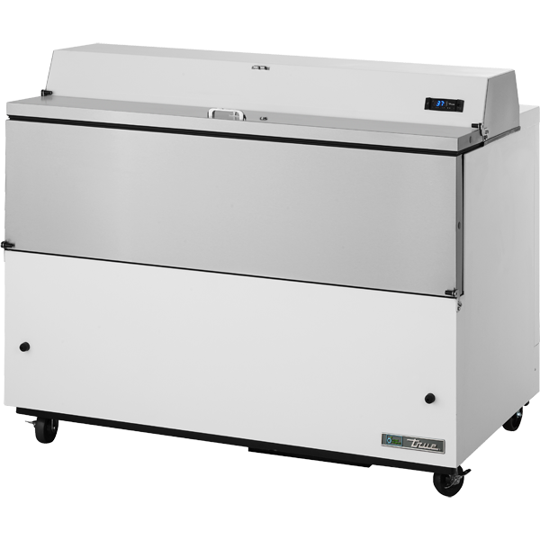True TMC-58-HC White and Stainless Steel Exterior/Clear Aluminum Interior with Hydrocarbon Refrigerant