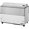 True TMC-58-DS-HC Dual Sided, White and Stainless Steel Exterior/Clear Aluminum Interior with Hydrocarbon Refrigerant