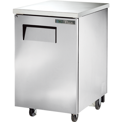 True TBB-1-S-HC Solid Swing Door Stainless Steel Back Bar Cooler with Hydrocarbon Refrigerant