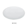 Yanco AC-14-C 14" Coupe Plate, Porcelain, Super White, 4 PCS