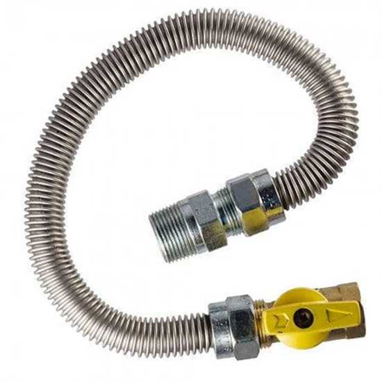 Atosa WA300001 Gas Flex Hose with Quick Disconnect and Elbows