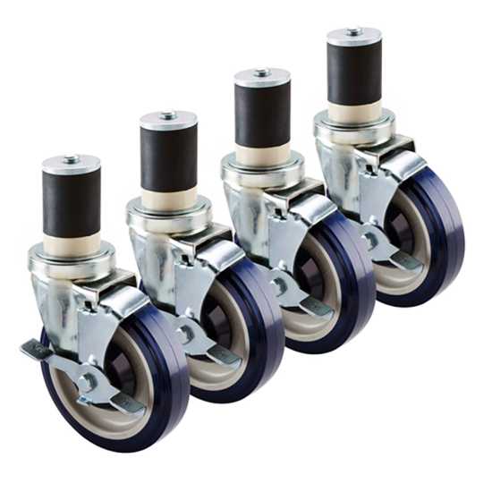 Atosa WA400002 Universal Plate Caster with Front Brake