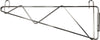 Omcan Chrome Wall Bracket for Wire Shelving, Multiple Sizes