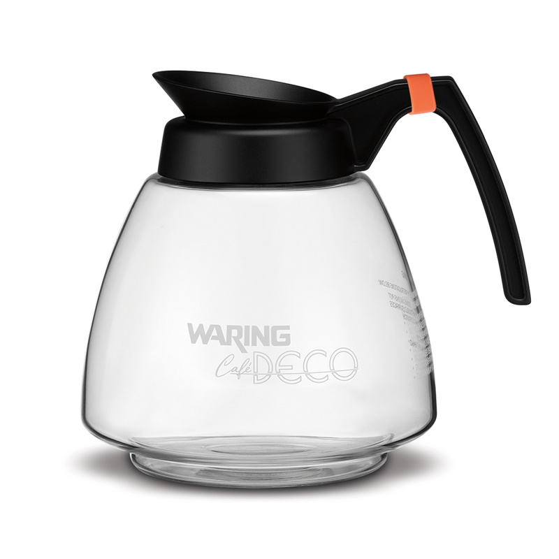 Waring Coffee Accessories, Café Deco® 64 oz. Glass Decanter - Case of 12