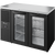 True TBR48-RISZ1-L-B-GG-1 Reach-In Single Zone Refrigerator with Left Side Refrigeration System. Black Exterior and Glass Swing Doors