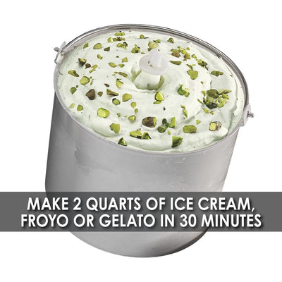 Waring  Speciality 2-Qt. Compressor Ice Cream Maker