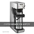 Waring WCM70PAP Coffee Brewer, Café Deco® Airpot Coffee Brewer