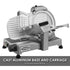 Waring WCS220SV Prep Food slicer,8.5" Professional Food Slicer, Silver