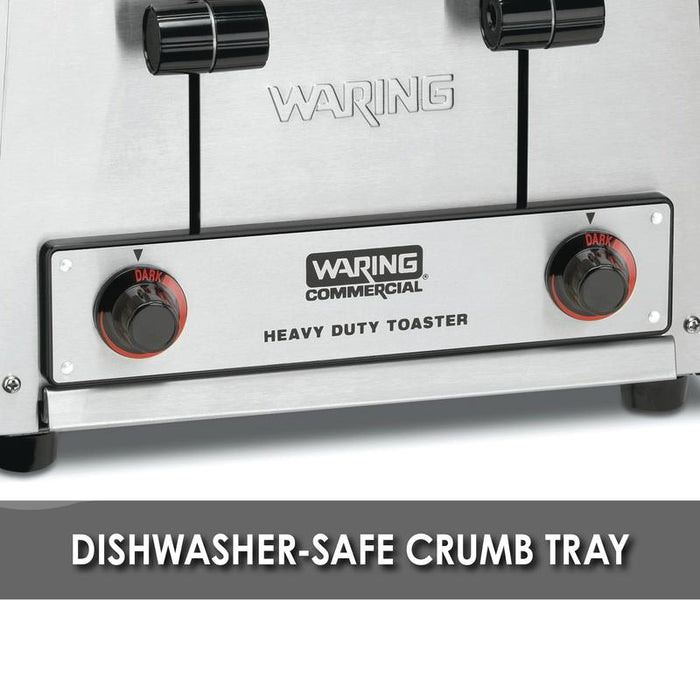 Waring Toaster Heavy-Duty 4-Slot Toaster – 120V 2200W