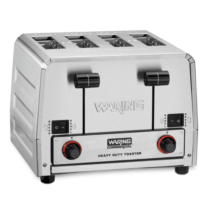 Waring Toaster Heavy-Duty 4-Slot Switchable Bread & Bagel Toaster